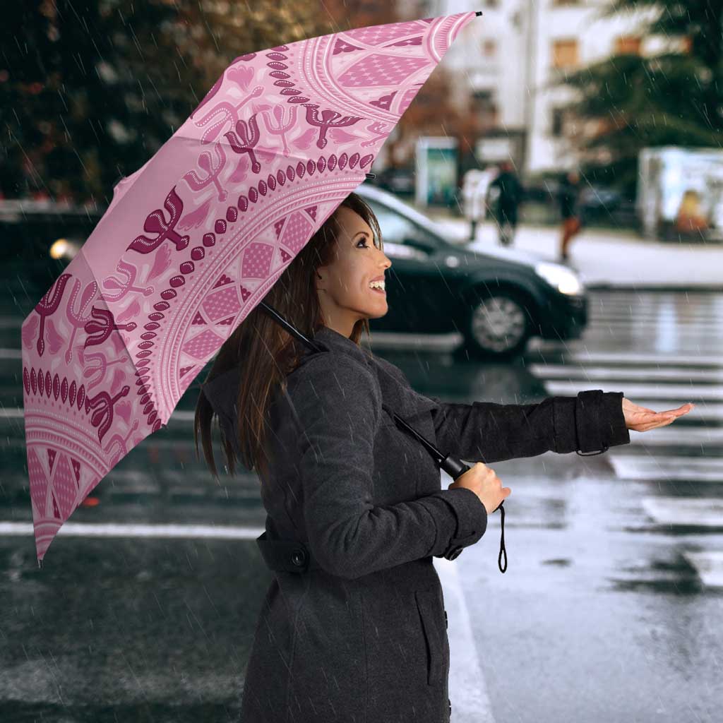Dashiki Glamorous Pink Umbrella Breast Cancer Awareness - Wonder Print Shop