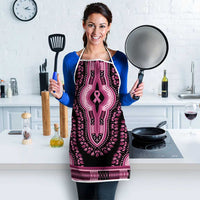 Breast Cancer Awareness Pink Ribbon Apron Dashiki Style - Wonder Print Shop