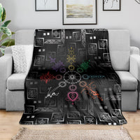 Afro Haiti Vodou Milokan Blanket