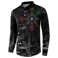 Afro Haiti Vodou Milokan Button Sweatshirt