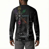 Afro Haiti Vodou Milokan Button Sweatshirt