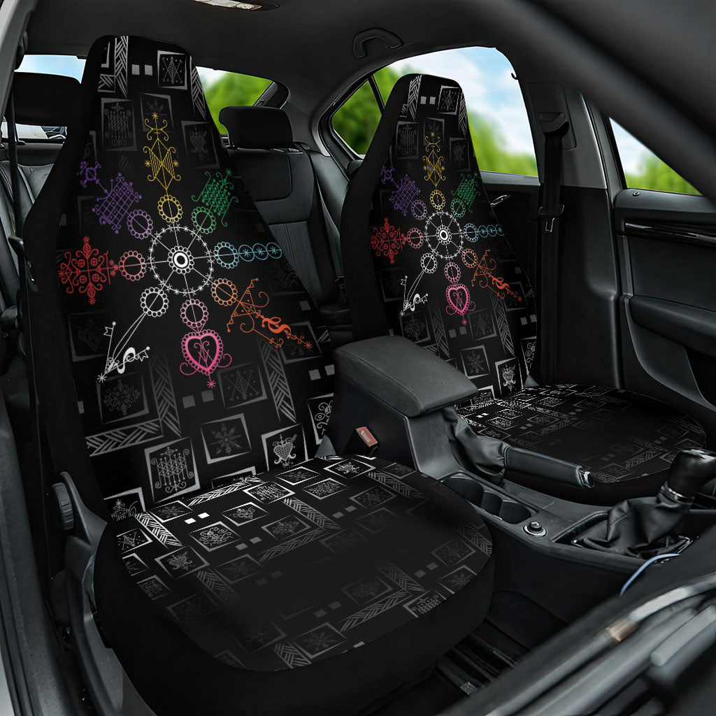 Afro Haiti Vodou Milokan Car Seat Cover