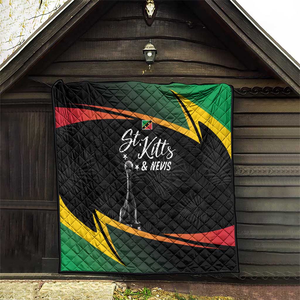 St Kitts Nevis Cricket Quilt Go Patriots Go Champions - Wonder Print Shop