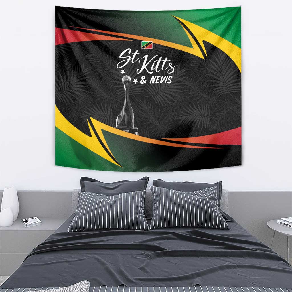 St Kitts Nevis Cricket Tapestry Go Patriots Go Champions - Wonder Print Shop