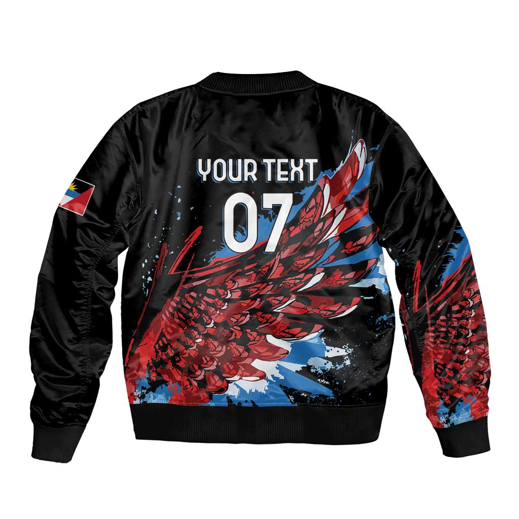 Antigua and Barbuda Cricket Custom Bomber Jacket Falcons Wings - Take Off - Wonder Print Shop