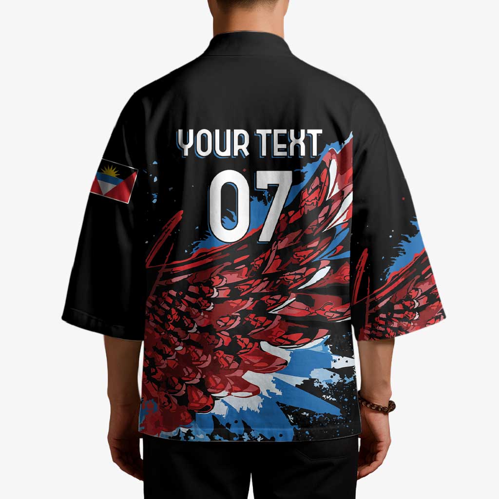 Antigua and Barbuda Cricket Custom Kimono Falcons Wings - Take Off - Wonder Print Shop