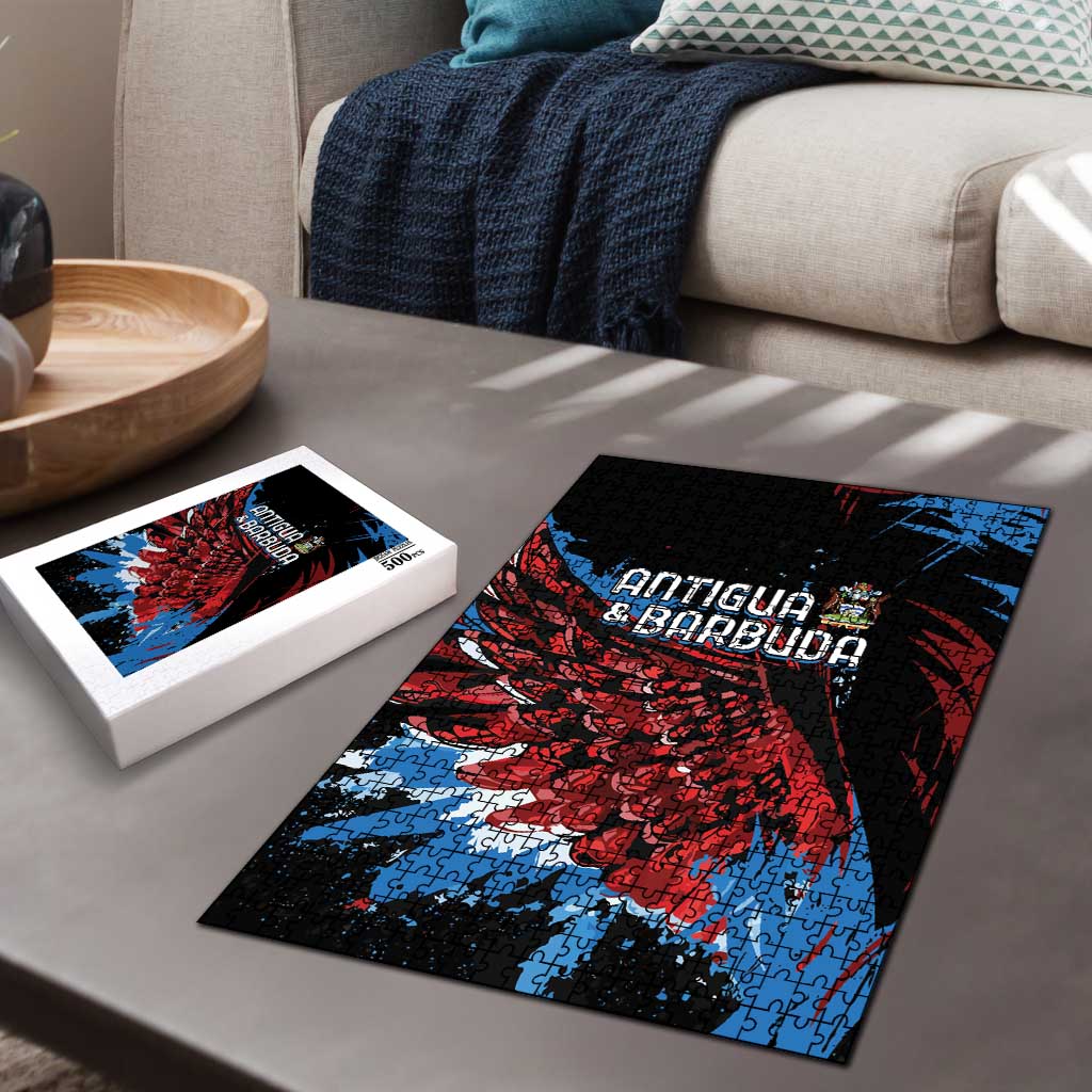 Antigua and Barbuda Cricket Puzzle Falcons Wings - Take Off - Wonder Print Shop
