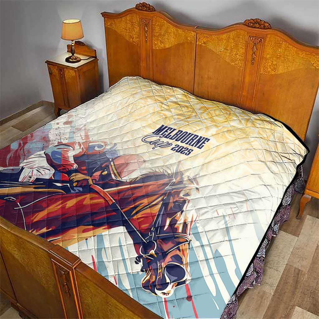 Melbourne Horse Racing Quilt Yellow Rose Champion - Wonder Print Shop