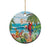 Aloha Hawaii Christmas Ceramic Ornament It's 5 o'clock Somewhere LT7 - Wonder Print Shop