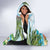 Aloha Hawaii Christmas Hooded Blanket It's 5 o'clock Somewhere