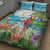 Aloha Hawaii Christmas Quilt Bed Set It's 5 o'clock Somewhere - Wonder Print Shop