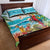 Aloha Hawaii Christmas Quilt Bed Set It's 5 o'clock Somewhere - Wonder Print Shop