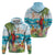 Aloha Hawaii Christmas Zip Hoodie It's 5 o'clock Somewhere - Wonder Print Shop