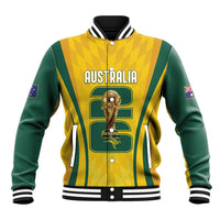 Australia Socceroos Custom Baseball Jacket 2026 Forever Golden - Wonder Print Shop