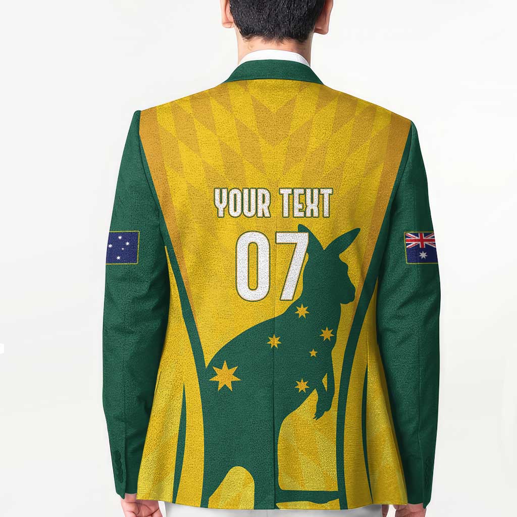 Australia Socceroos Custom Blazer 2026 Forever Golden - Wonder Print Shop