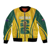 Australia Socceroos Custom Bomber Jacket 2026 Forever Golden - Wonder Print Shop