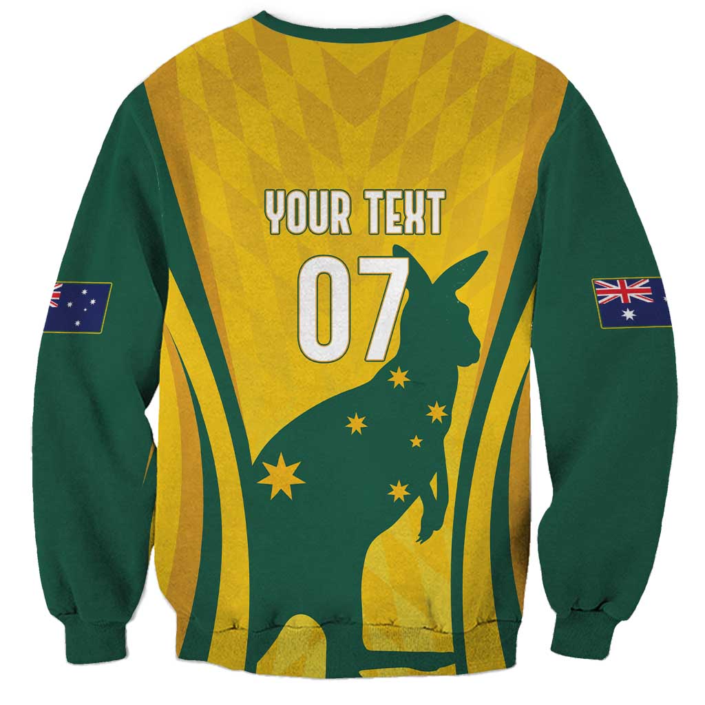 Australia Socceroos Custom Sweatshirt 2026 Forever Golden - Wonder Print Shop