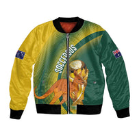 Australia Socceroos WC2026 Custom Bomber Jacket Golden Champions - Wonder Print Shop