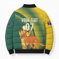 Australia Socceroos WC2026 Custom Bomber Puffer Jacket Golden Champions - Wonder Print Shop