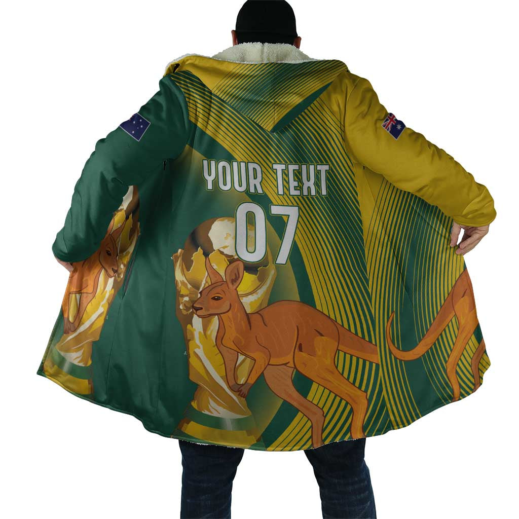 Australia Socceroos WC2026 Custom Cloak Golden Champions - Wonder Print Shop