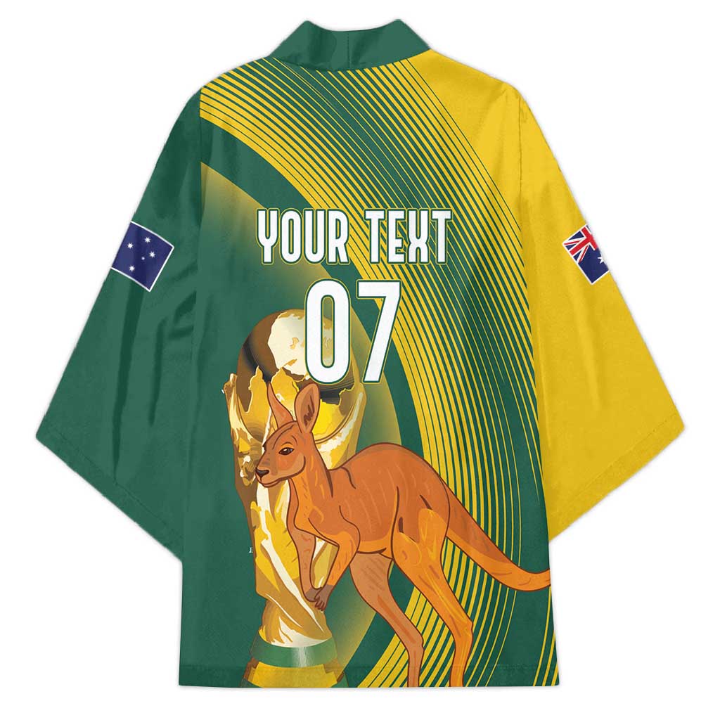 Australia Socceroos WC2026 Custom Kimono Golden Champions - Wonder Print Shop