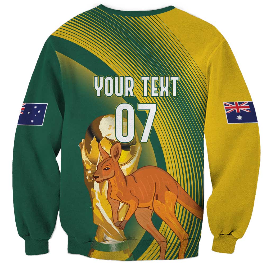 Australia Socceroos WC2026 Custom Sweatshirt Golden Champions - Wonder Print Shop