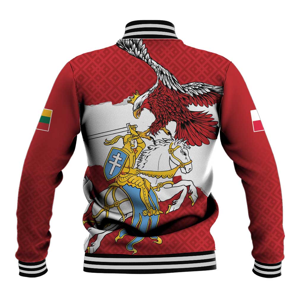 Poland-Lithuania Folk Patterns Baseball Jacket