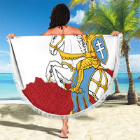 Poland-Lithuania Folk Patterns Beach Blanket