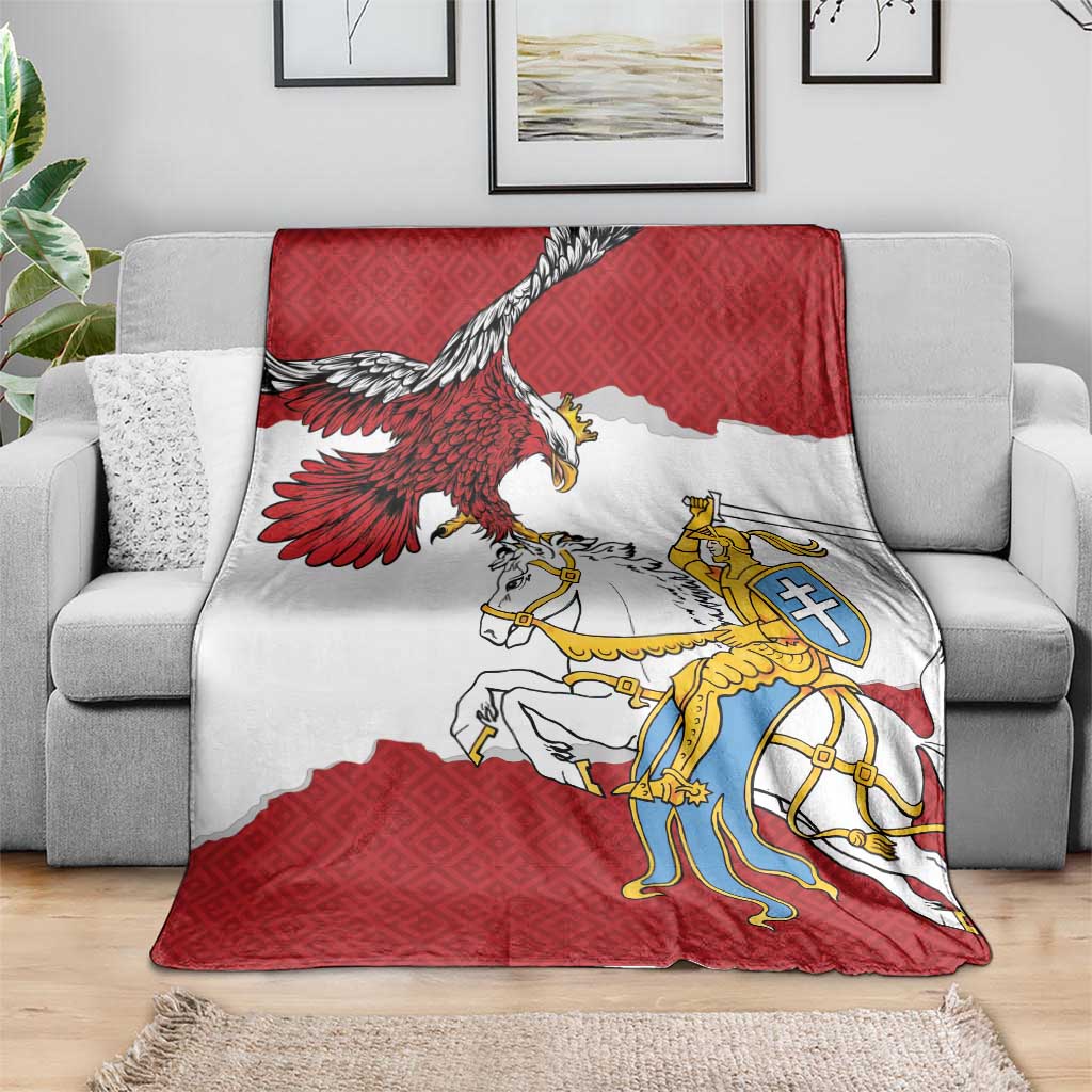 Poland-Lithuania Folk Patterns Blanket