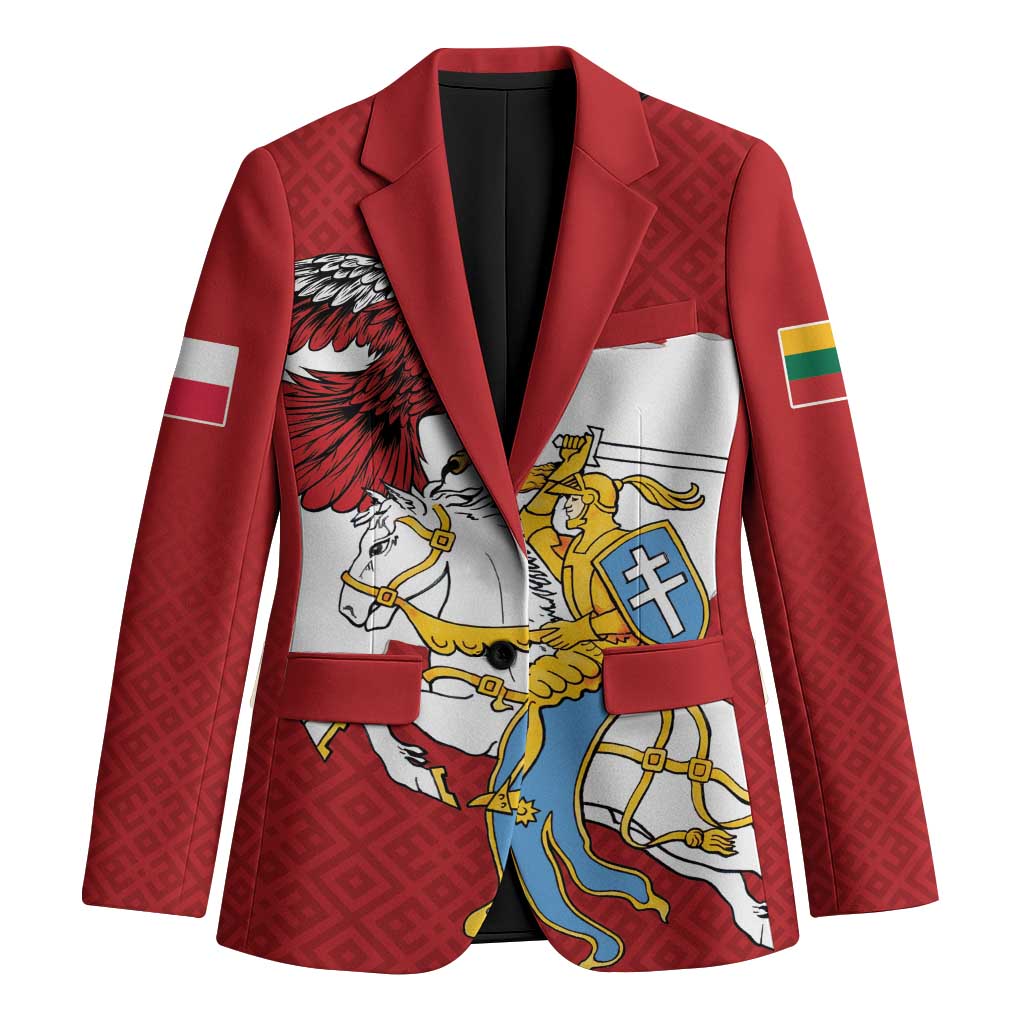 Poland-Lithuania Folk Patterns Blazer