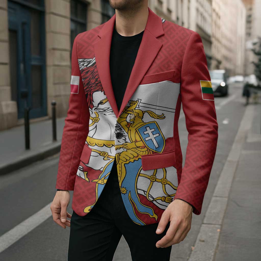 Poland-Lithuania Folk Patterns Blazer