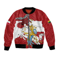 Poland-Lithuania Folk Patterns Bomber Jacket