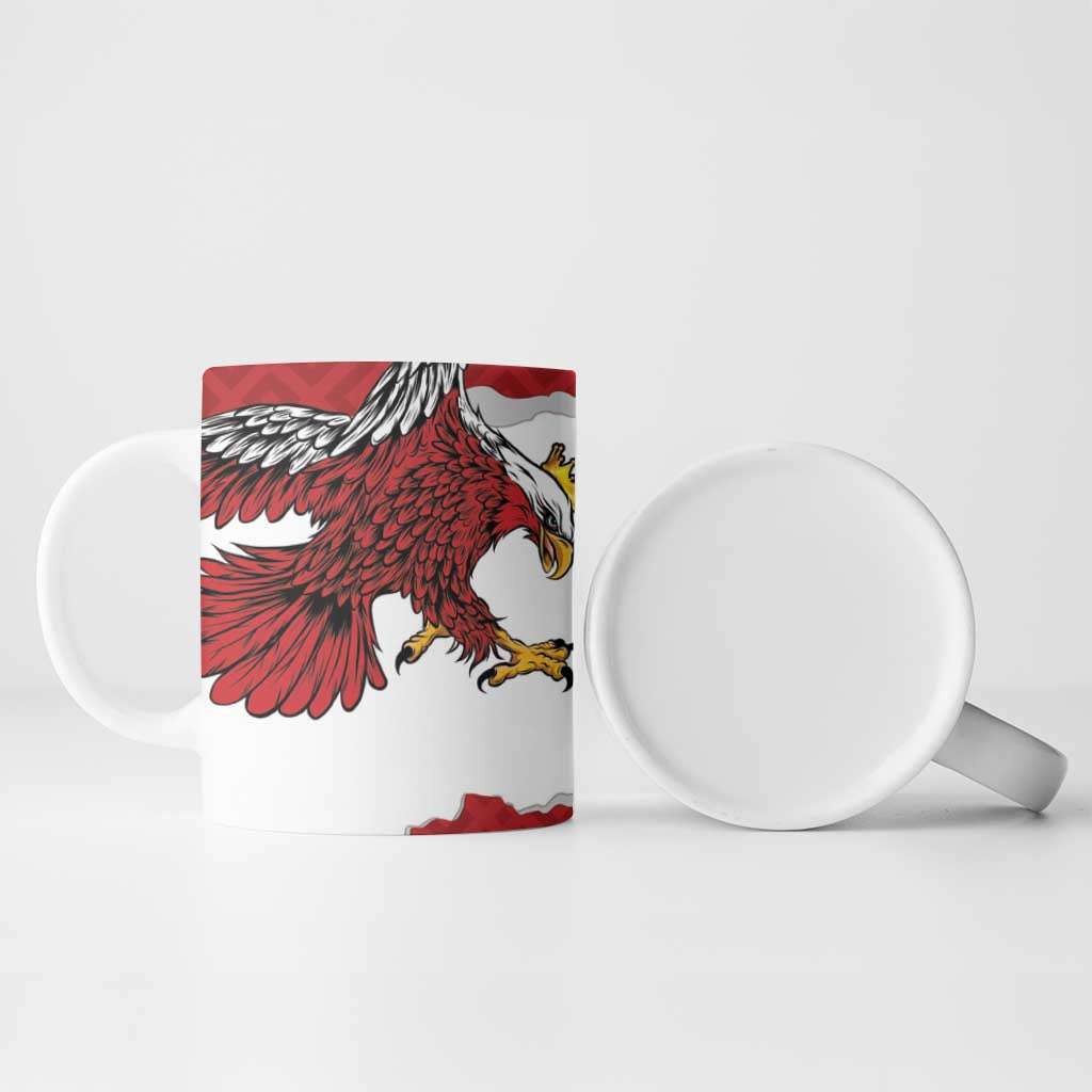 Poland-Lithuania Folk Patterns Ceramic Mug