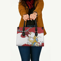 Poland-Lithuania Folk Patterns Leather Bag