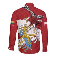 Poland-Lithuania Folk Patterns Long Sleeve Button Shirt