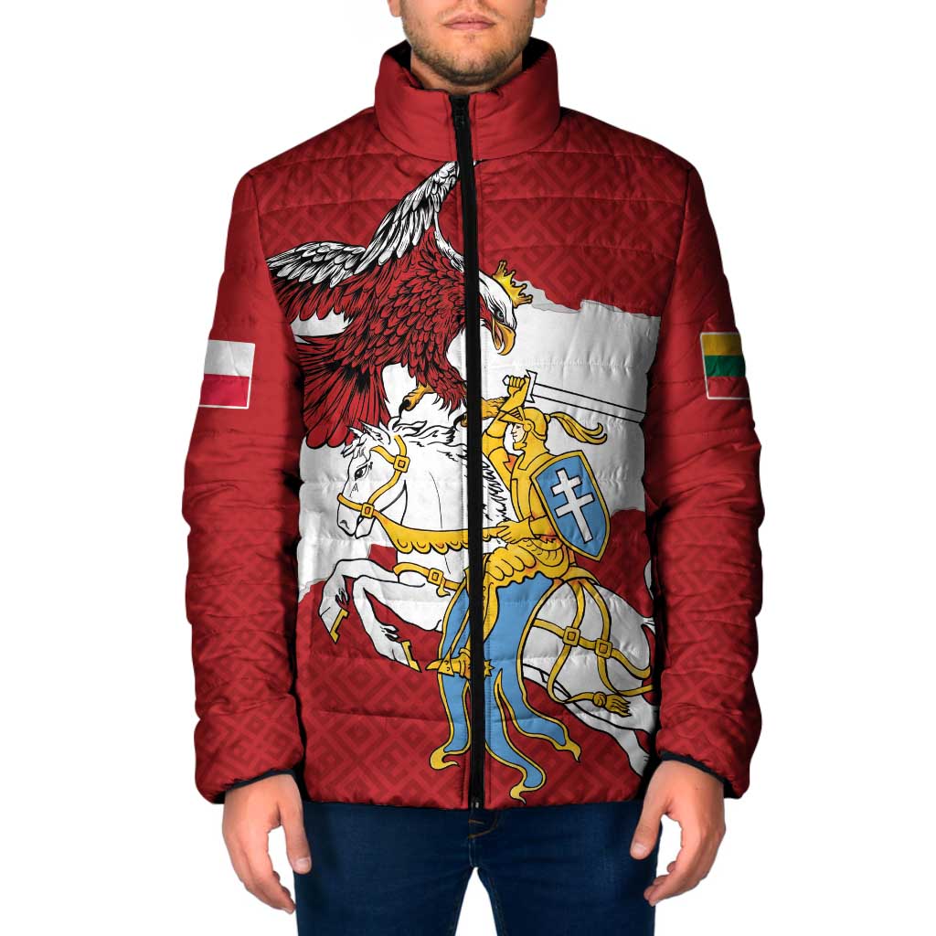 Poland-Lithuania Folk Patterns Padded Jacket