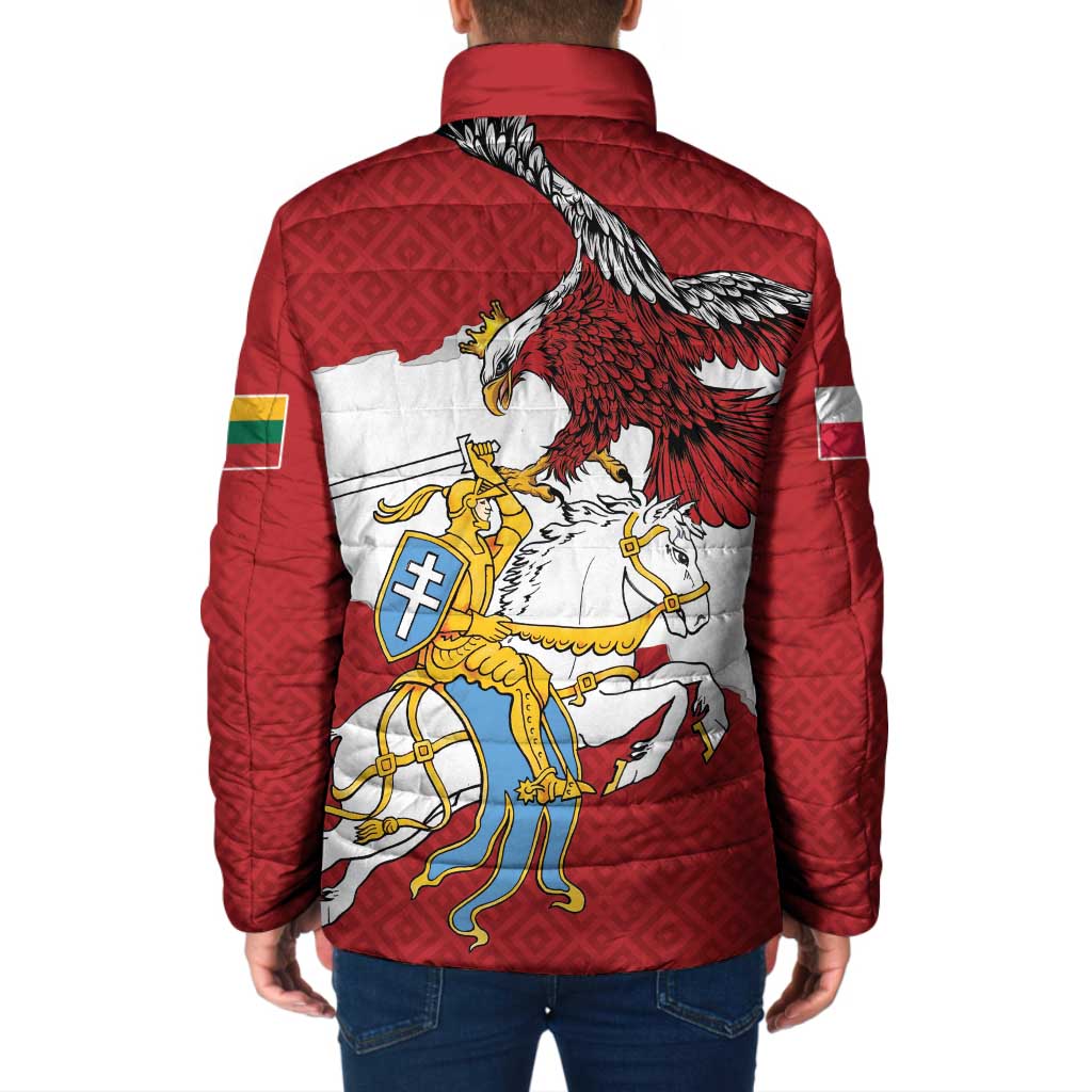 Poland-Lithuania Folk Patterns Padded Jacket