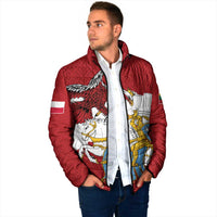 Poland-Lithuania Folk Patterns Padded Jacket