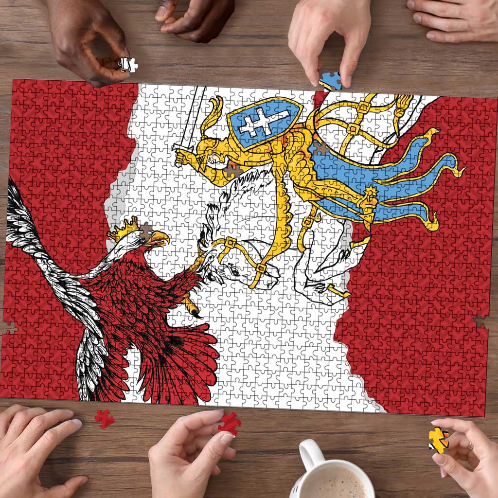 Poland-Lithuania Folk Patterns Puzzle