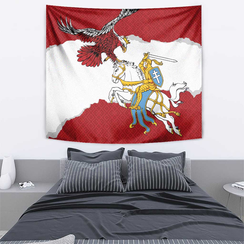 Poland-Lithuania Folk Patterns Tapestry