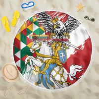 Poland-Lithuania Vytis and Royal Eagle Beach Blanket
