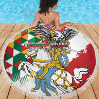 Poland-Lithuania Vytis and Royal Eagle Beach Blanket