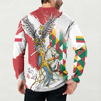 Poland-Lithuania Vytis and Royal Eagle Button Sweatshirt
