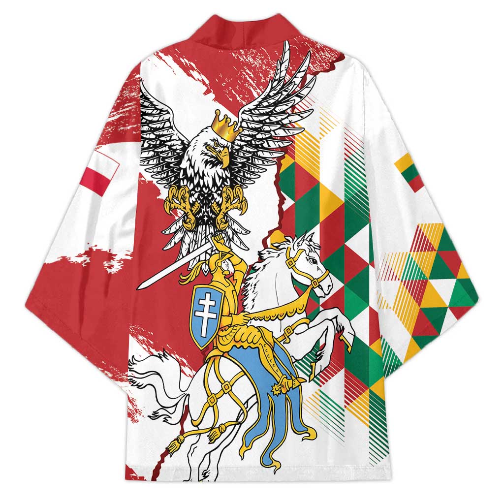 Poland-Lithuania Vytis and Royal Eagle Kimono