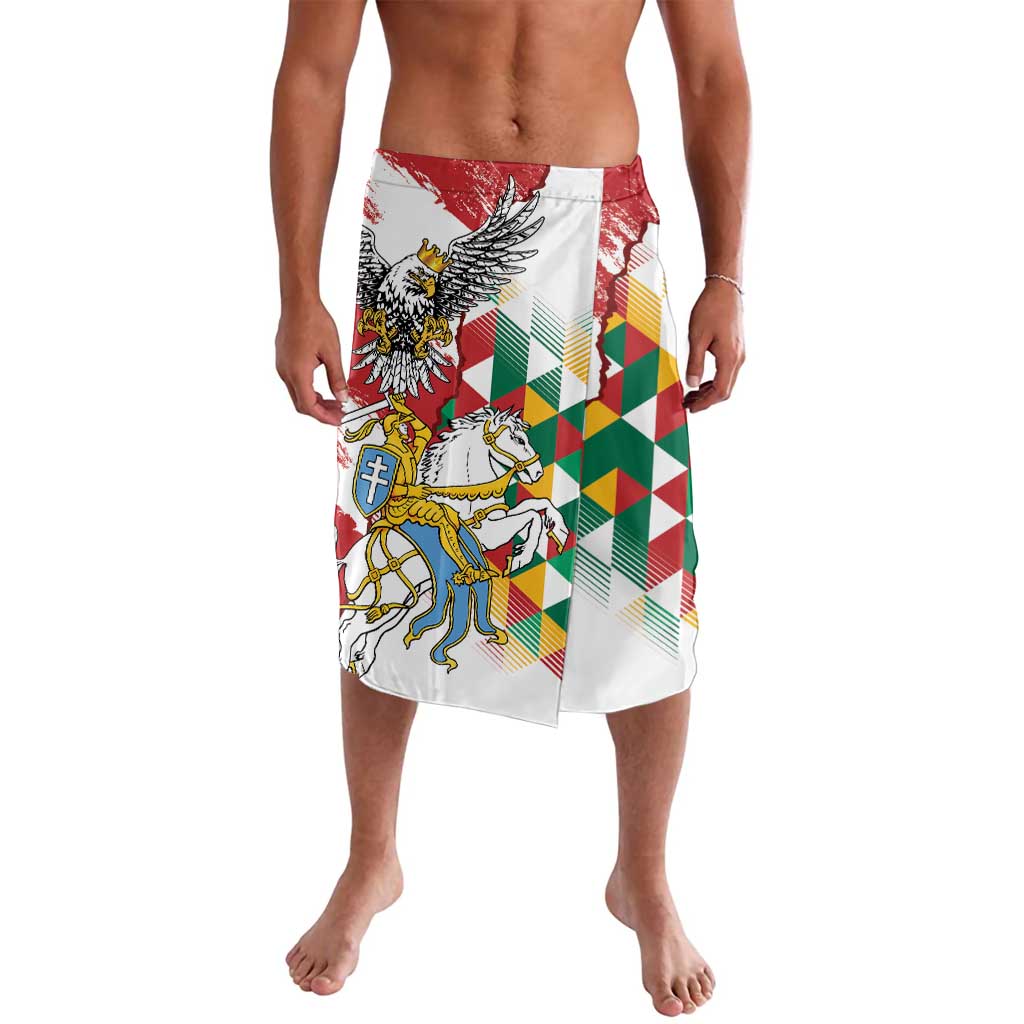 Poland-Lithuania Vytis and Royal Eagle Lavalava