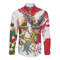 Poland-Lithuania Vytis and Royal Eagle Long Sleeve Button Shirt