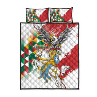 Poland-Lithuania Vytis and Royal Eagle Quilt Bed Set