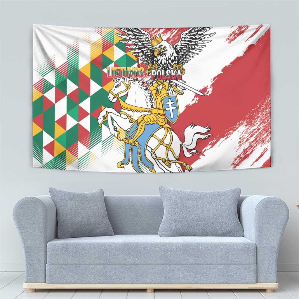 Poland-Lithuania Vytis and Royal Eagle Tapestry