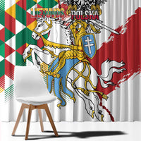 Poland-Lithuania Vytis and Royal Eagle Window Curtain