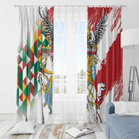 Poland-Lithuania Vytis and Royal Eagle Window Curtain